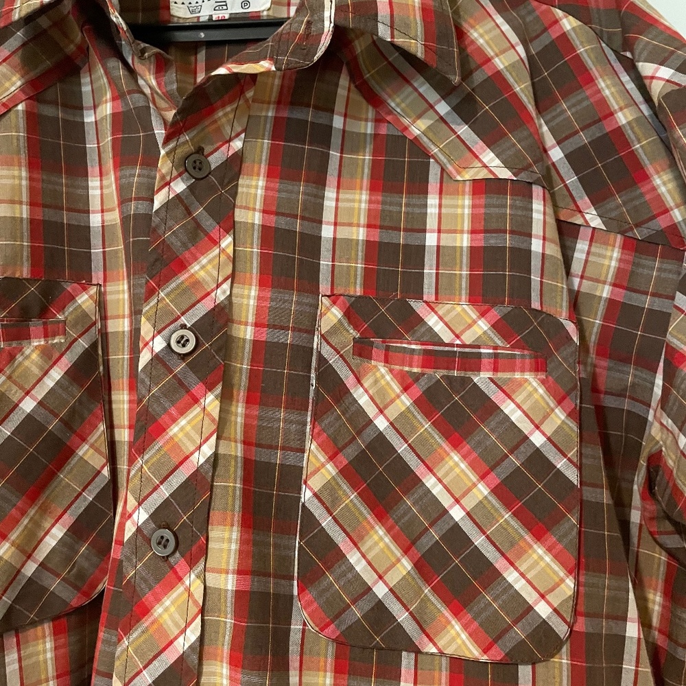 Vintage western plaid